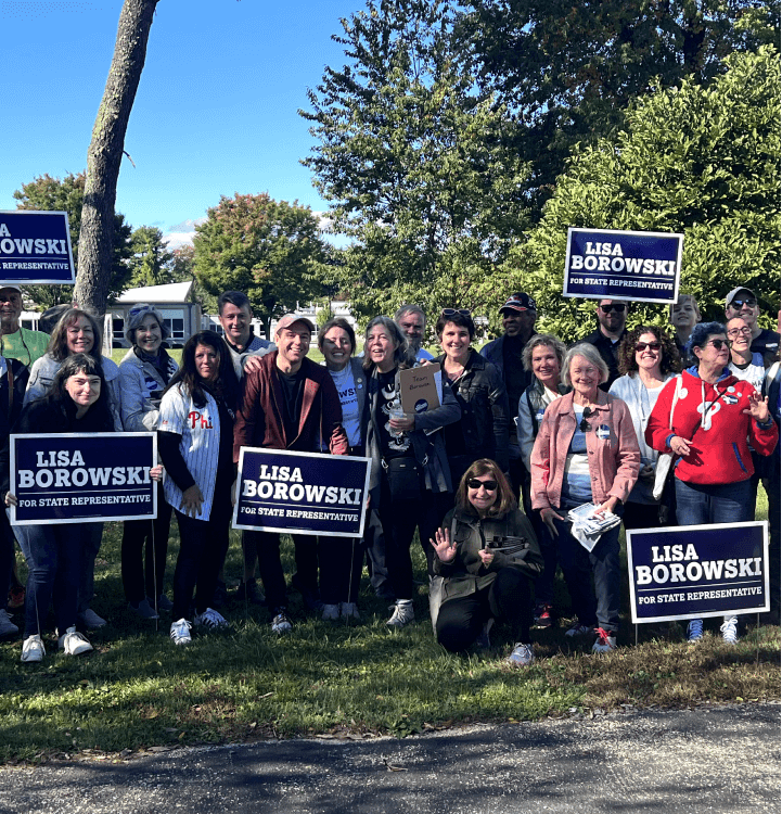 VSA volunteers and supporters at a Lisa Borowski for State Representative event.